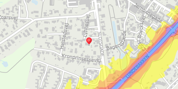 Trafikstøjkort på Slotsgade 12B, . , 3480 Fredensborg