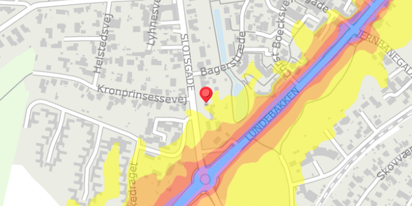 Trafikstøjkort på Slotsgade 19, . , 3480 Fredensborg