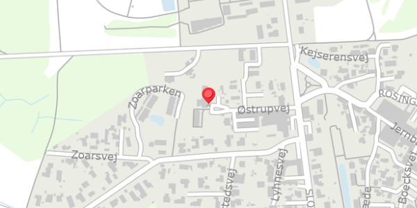 Trafikstøjkort på Østrupvej 3, 3480 Fredensborg