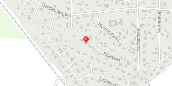 Trafikstøjkort på Risesvej 12, . , 3370 Melby