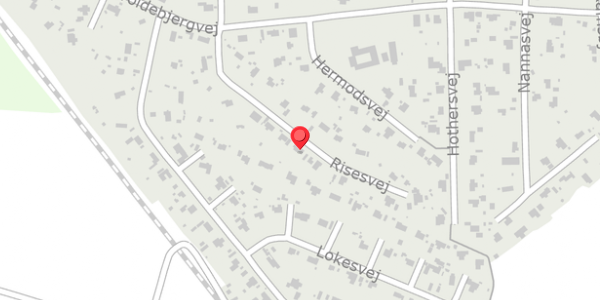 Trafikstøjkort på Risesvej 16, . , 3370 Melby