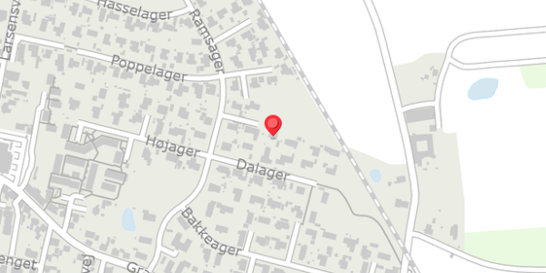 Trafikstøjkort på Dalager 9, . , 3230 Græsted