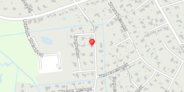 Trafikstøjkort på Enghellen 7, 3230 Græsted