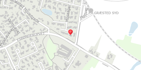 Trafikstøjkort på Moseager 21, 3230 Græsted