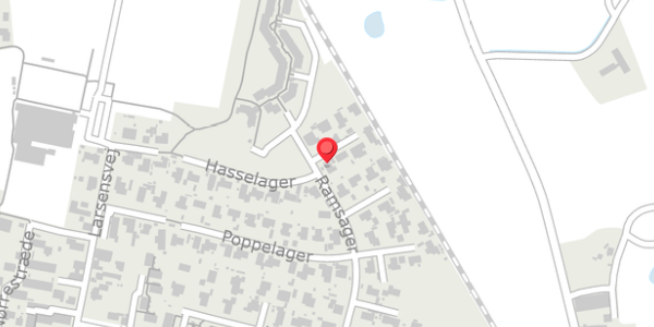 Trafikstøjkort på Ramsager 56, 3230 Græsted