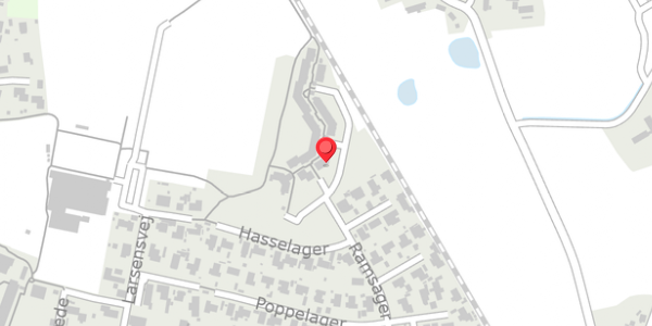 Trafikstøjkort på Ramsager 80, 3230 Græsted