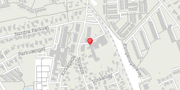 Trafikstøjkort på Nygade 28, 3200 Helsinge