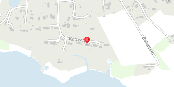 Trafikstøjkort på Ramsvej 40, 3200 Helsinge