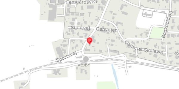 Trafikstøjkort på Stationsvej 21, 3210 Vejby