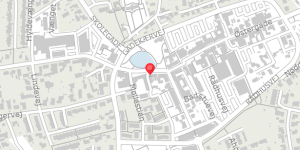 Trafikstøjkort på Vestergade 5, . , 3200 Helsinge