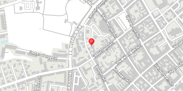 Trafikstøjkort på Fiolgade 20D, 3000 Helsingør