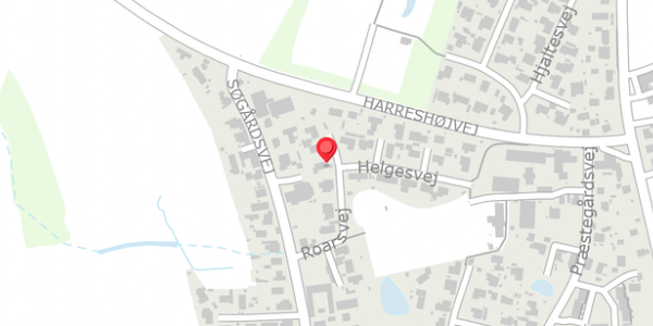 Trafikstøjkort på Roarsvej 9, 3080 Tikøb