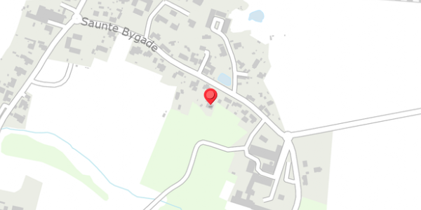 Trafikstøjkort på Saunte Bygade 32, 3100 Hornbæk