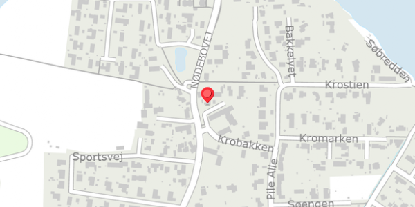 Trafikstøjkort på Krohaven 1, . , 3480 Fredensborg