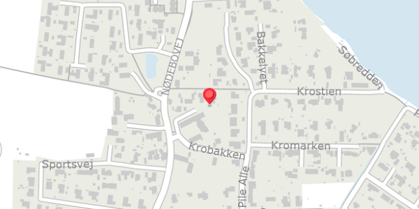 Trafikstøjkort på Krohaven 7, . , 3480 Fredensborg