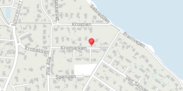 Trafikstøjkort på Kromarken 13, 3480 Fredensborg