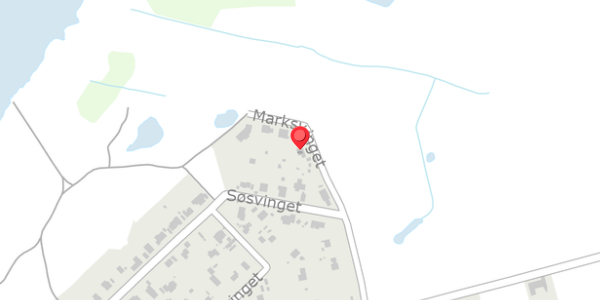Trafikstøjkort på Marksvinget 13, . , 3400 Hillerød