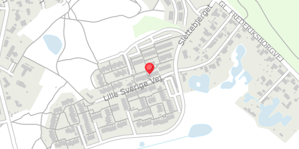 Trafikstøjkort på Slettebjerget 55, 3400 Hillerød