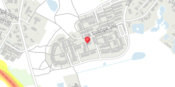 Trafikstøjkort på Slettebjerget 155, . , 3400 Hillerød