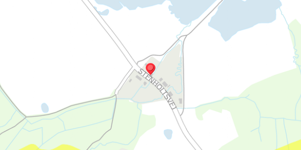 Trafikstøjkort på Stenholtsvej 21, 3480 Fredensborg