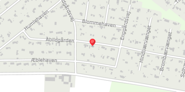 Trafikstøjkort på Abildgården 23, . , 3390 Hundested