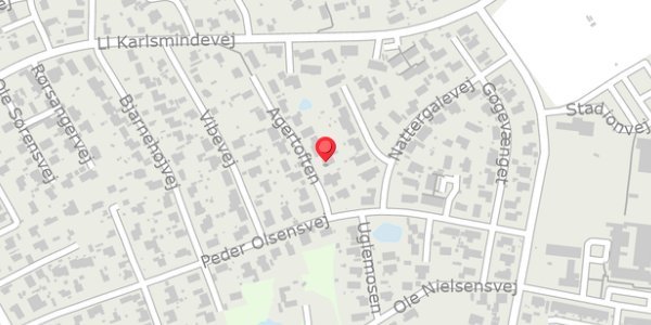 Trafikstøjkort på Agertoften 6, 3390 Hundested