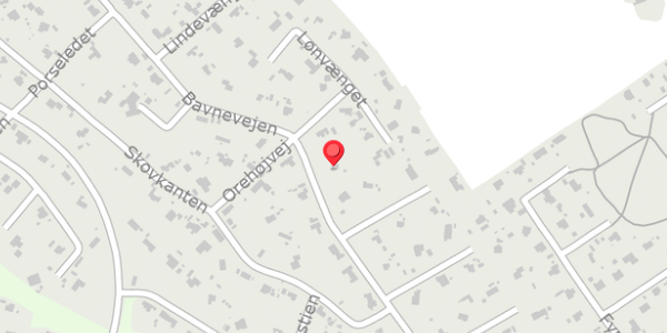 Trafikstøjkort på Bavnevejen 26, . , 3390 Hundested