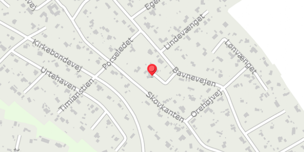 Trafikstøjkort på Bavnevejen 27, . , 3390 Hundested