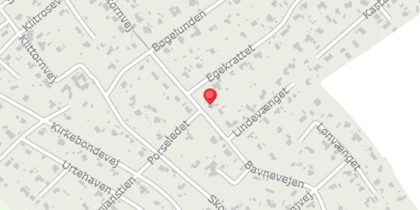 Trafikstøjkort på Bavnevejen 44, . , 3390 Hundested