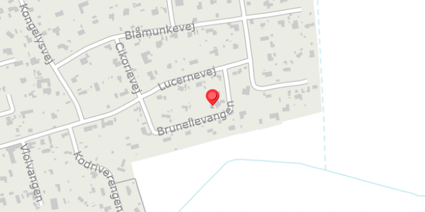 Trafikstøjkort på Brunellevangen 4, . , 3390 Hundested