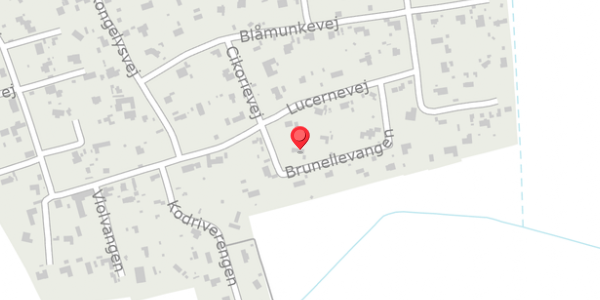 Trafikstøjkort på Brunellevangen 8, . , 3390 Hundested