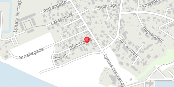 Trafikstøjkort på Bådstræde 3, 3390 Hundested