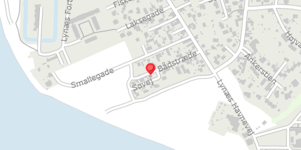 Trafikstøjkort på Bådstræde 11, 3390 Hundested