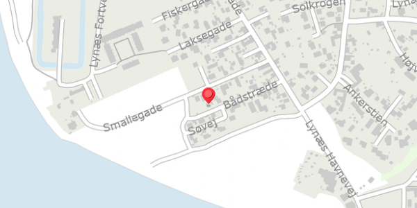 Trafikstøjkort på Smallegade 9, . , 3390 Hundested