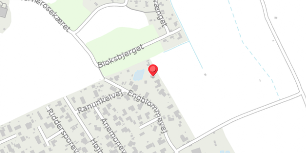 Trafikstøjkort på Engblommevej 32, . , 3390 Hundested