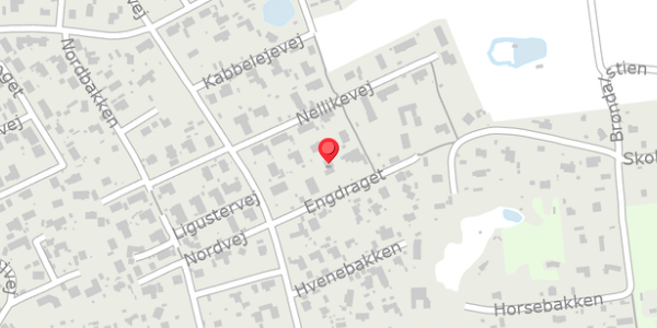 Trafikstøjkort på Engdraget 5, 3390 Hundested