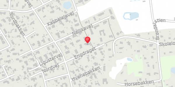 Trafikstøjkort på Engdraget 7, 3390 Hundested