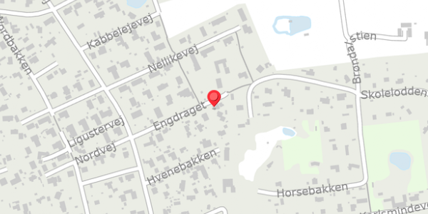 Trafikstøjkort på Engdraget 10, 3390 Hundested