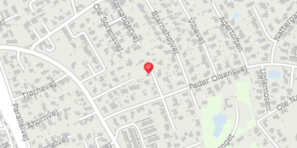 Trafikstøjkort på Engsvinget 5, 3390 Hundested