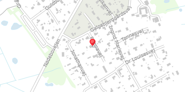 Trafikstøjkort på Filippavej 4, 3390 Hundested
