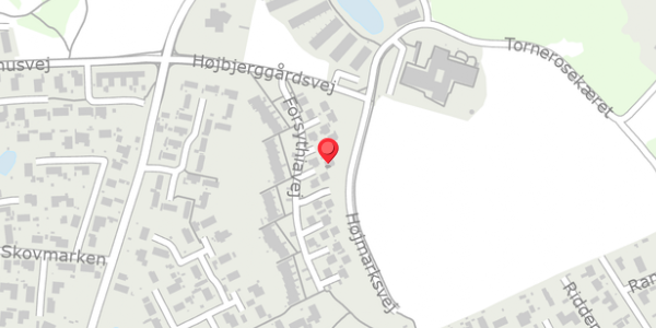 Trafikstøjkort på Forsythiavej 6, . , 3390 Hundested