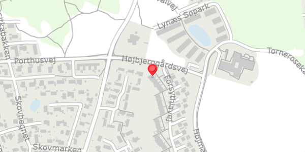 Trafikstøjkort på Forsythiavej 26, . , 3390 Hundested