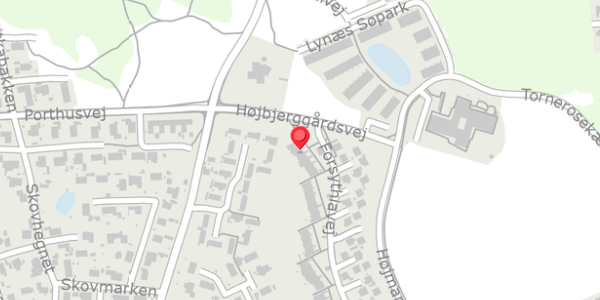 Trafikstøjkort på Forsythiavej 28, . , 3390 Hundested
