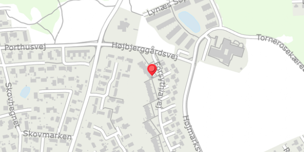 Trafikstøjkort på Forsythiavej 36, . , 3390 Hundested
