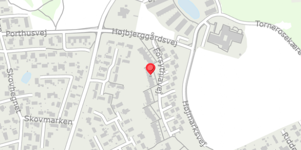 Trafikstøjkort på Forsythiavej 42, . , 3390 Hundested
