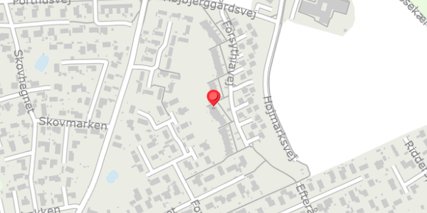 Trafikstøjkort på Forsythiavej 45, . , 3390 Hundested