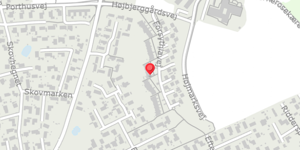 Trafikstøjkort på Forsythiavej 47, . , 3390 Hundested