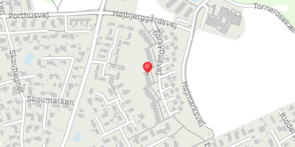 Trafikstøjkort på Forsythiavej 53, 3390 Hundested