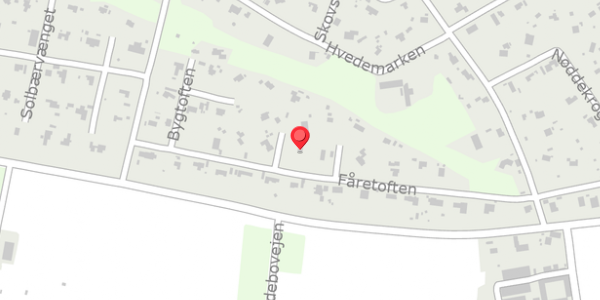 Trafikstøjkort på Fåretoften 11, 3390 Hundested