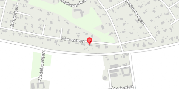 Trafikstøjkort på Fåretoften 26, 3390 Hundested